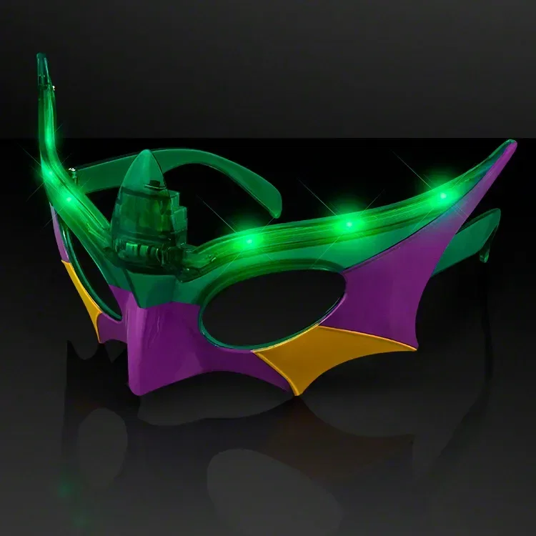 Mardi Gras LED Flashing Mask Shades — view 3