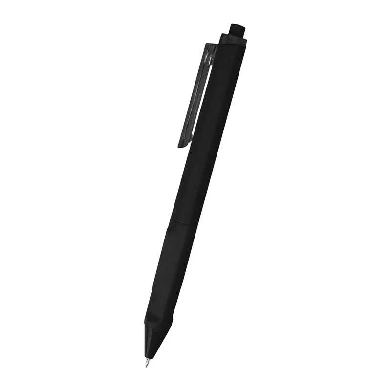 Row of pens lined up to compare shades