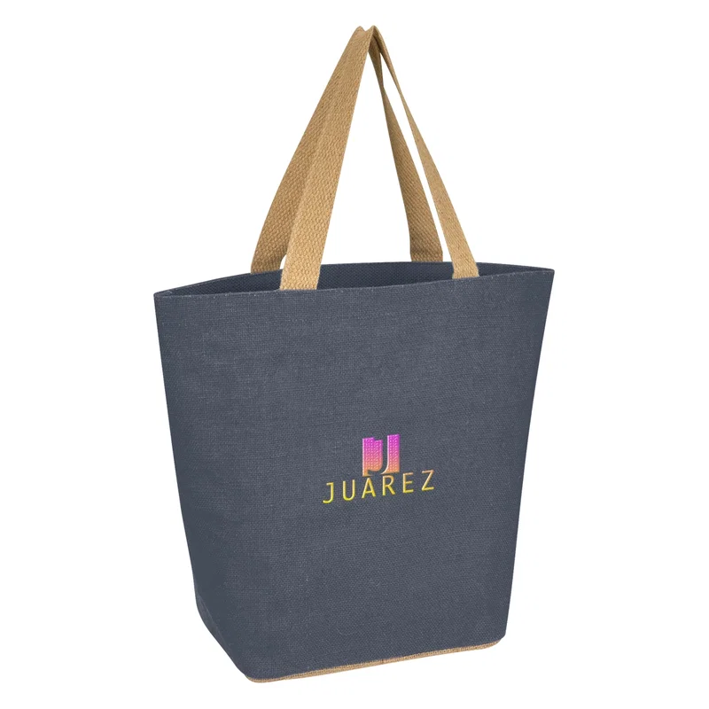 Marketplace Jute Tote Bag — view 7