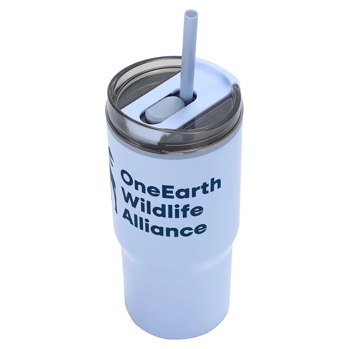 Marli Tumbler shown with its lid removed, detail of the 2-in-1 design