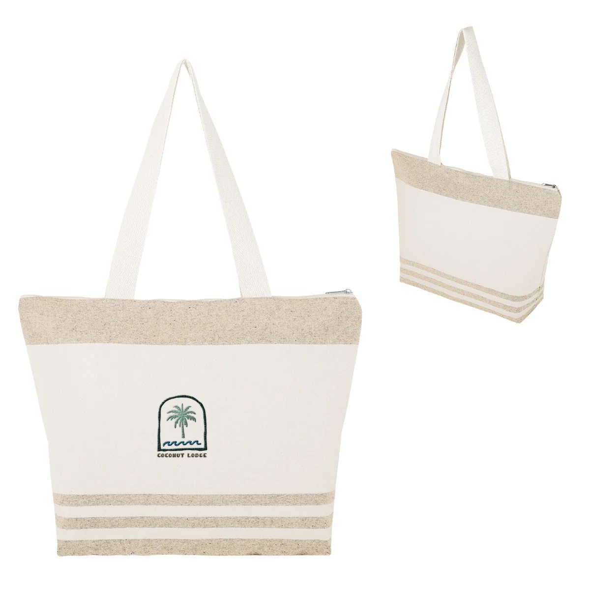 Roomy nineteen inch width with a deep gusset