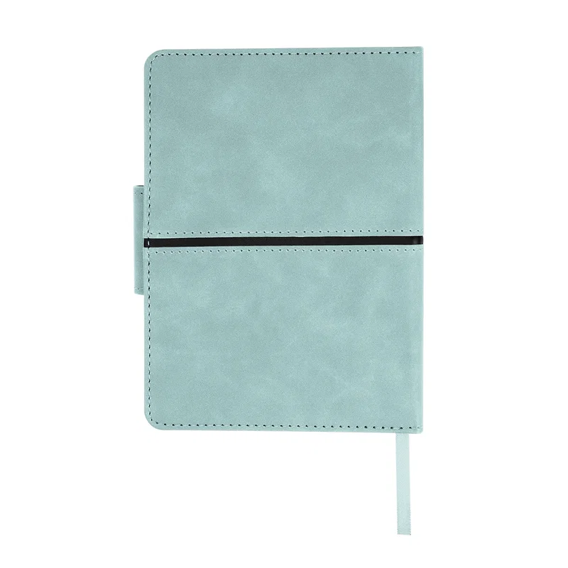 Left-facing angle of the journal with pages closed
