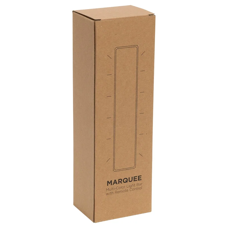 Custom Marquee Multi-Color Light Bar with Remote Control in its retail packaging box