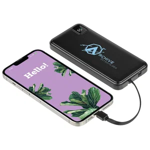 Marquis 10000mAh 20W PD Power Bank with Built-In Cables