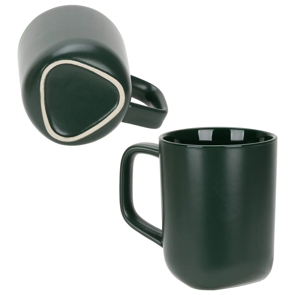 Marzano recycled ceramic mug, handle close-up