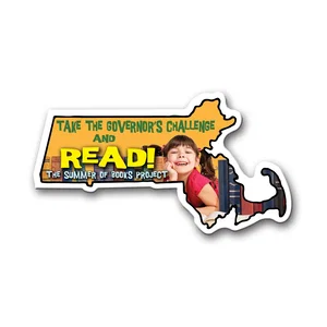 Custom Printed Massachusetts State Magnet