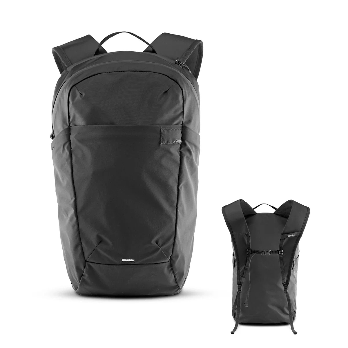 Folded into its compact carrying form