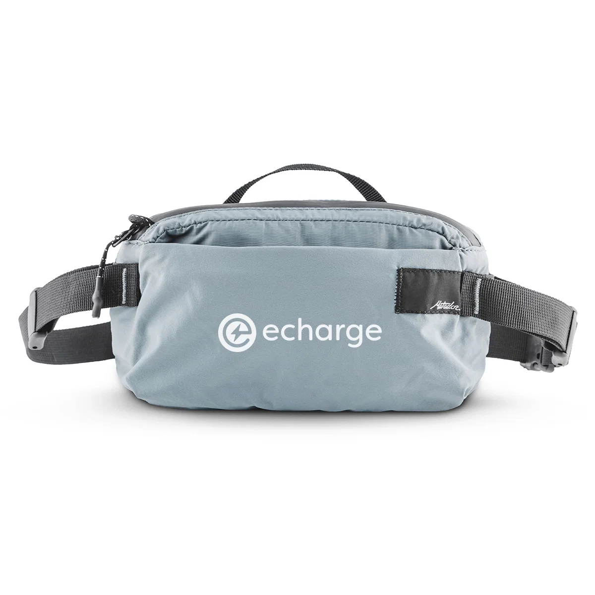 Packable sling bag worn across the chest in black