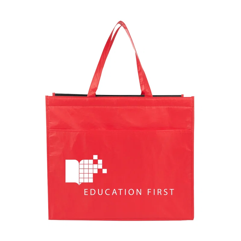 Matte Cooler Tote Bag With 100% RPET Material — view 3