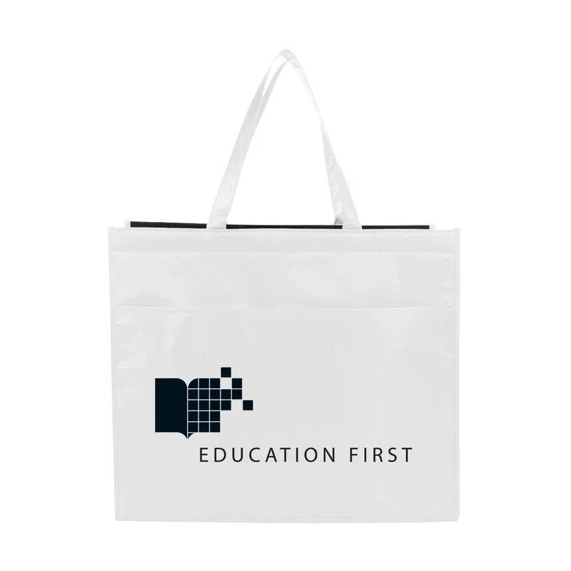 Matte Cooler Tote Bag With 100% RPET Material — view 5