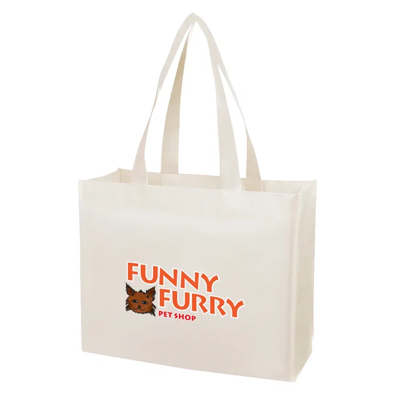Loaded with retail purchases at a checkout counter