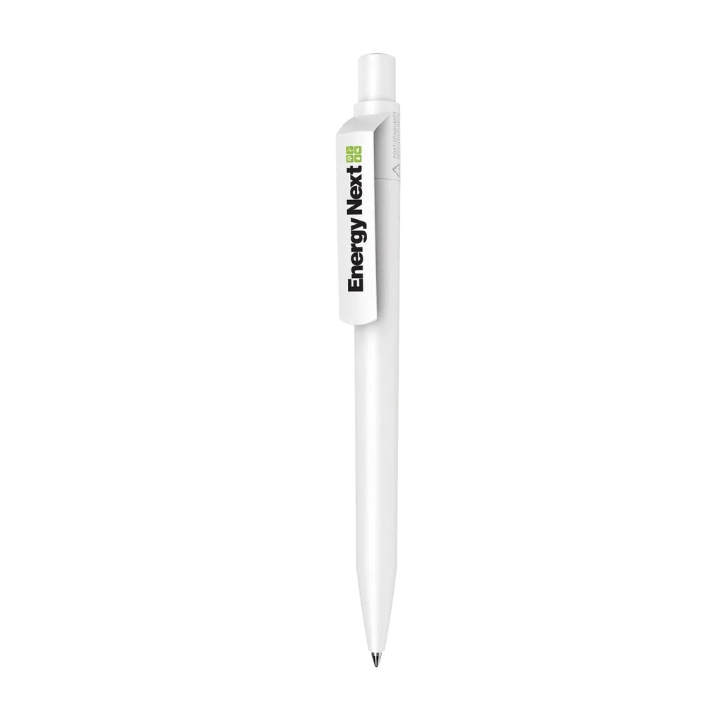 Maxema Dot Recycled Pen Blue Ink — White
