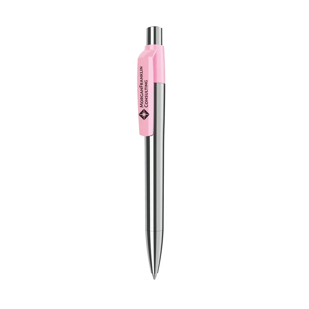 Maxema Mood Metal Chrome Palette Pen Black Ink — Pink