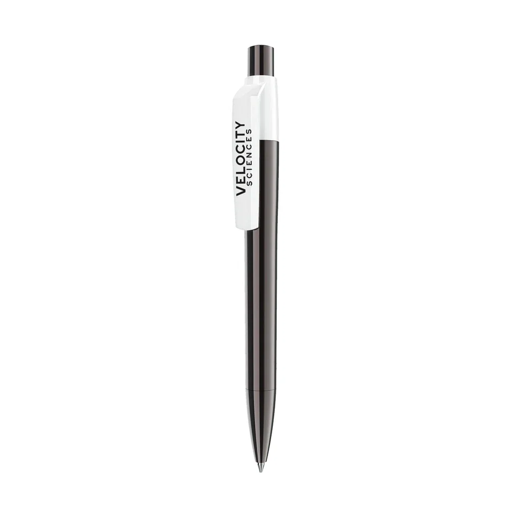 Maxema Mood Metal Titanium Pen Black Ink — White