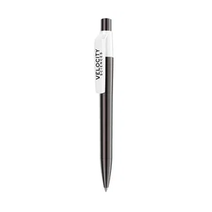 Maxema Titanium Metal Pen, 5.5" Retractable Barrel, Black Ink, 1-Color Imprint
