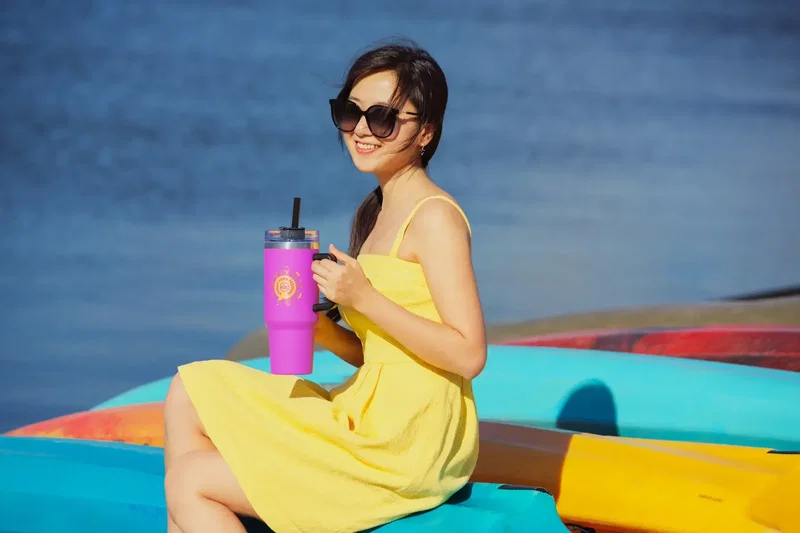 Maxim 40 oz Vacuum Insulated Stainless Steel Mug — view 17