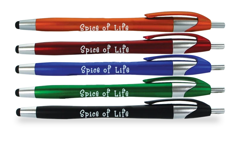 Mayflower Dual-Tip Stylus Pens - Bloom & Speedwell. Dual-tip stylus pen with ballpoint for phones, tablets, and laptops