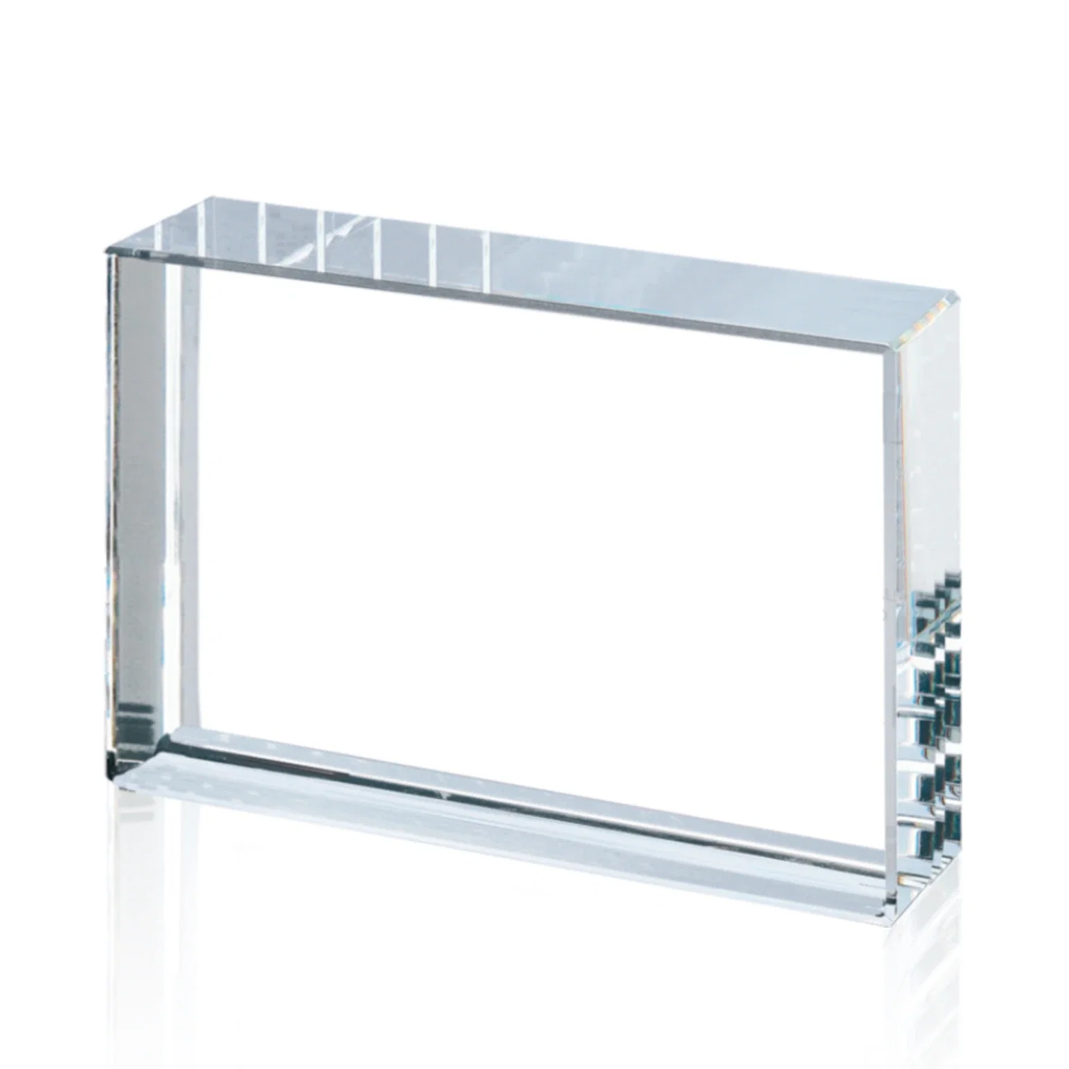 Custom 4x6 Clear Crystal Maywood Award — view 6
