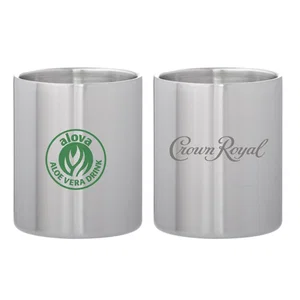 Personalized Stainless Steel Whiskey Glass - 10 oz.