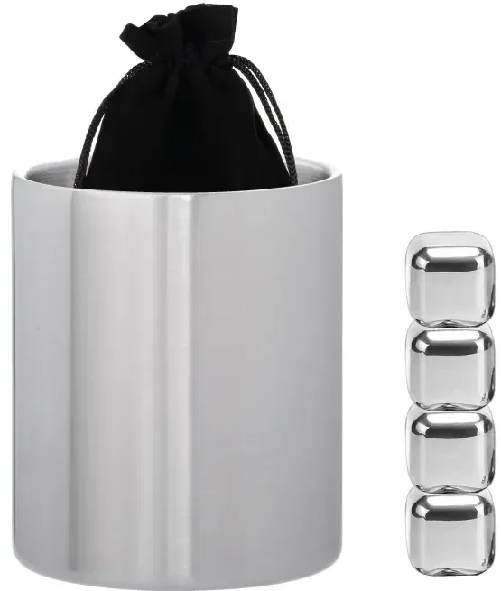 Custom Whiskey Cup & Whiskey Cube Set - 10 oz — view 2