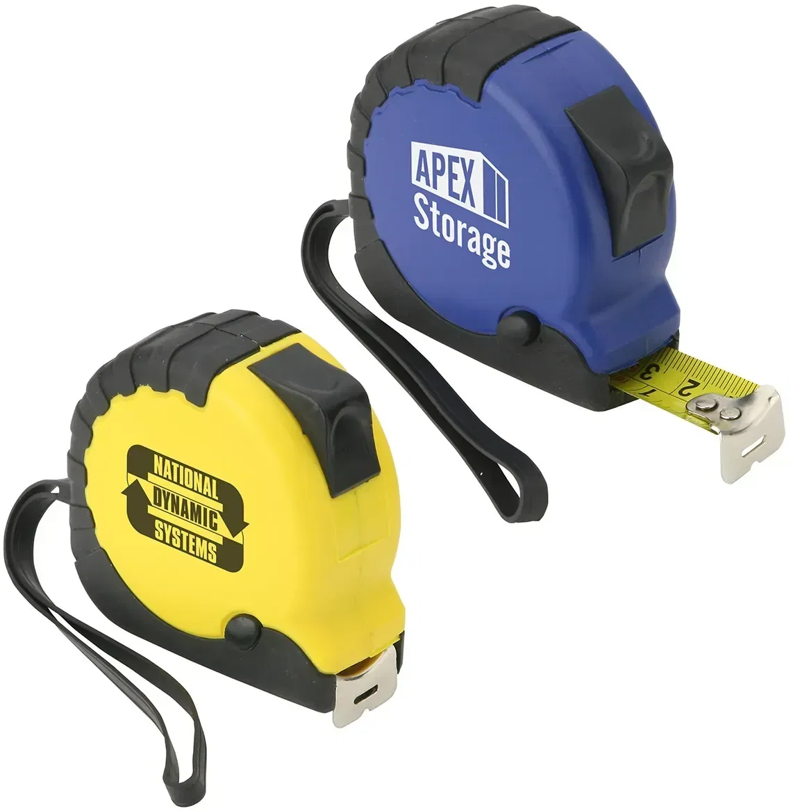 Measure-All custom 16-foot tape measure with branded logo, front view