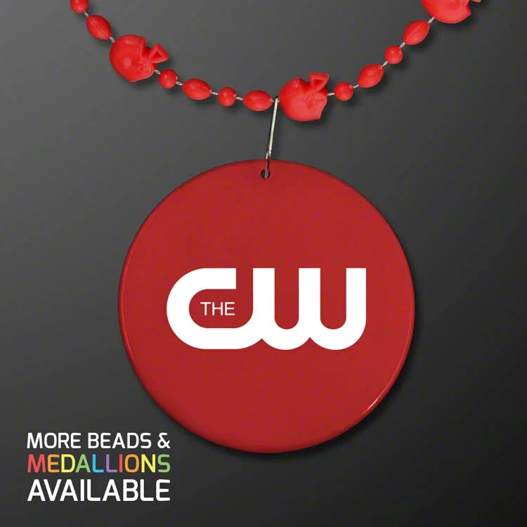 Medallion w/ Bead Necklace (Non-Light Up) — view 10