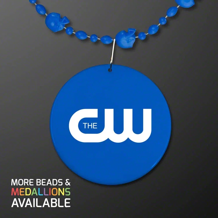 Medallion w/ Bead Necklace (Non-Light Up) — view 11