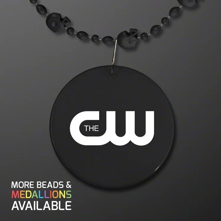 Medallion w/ Bead Necklace (Non-Light Up) — view 4