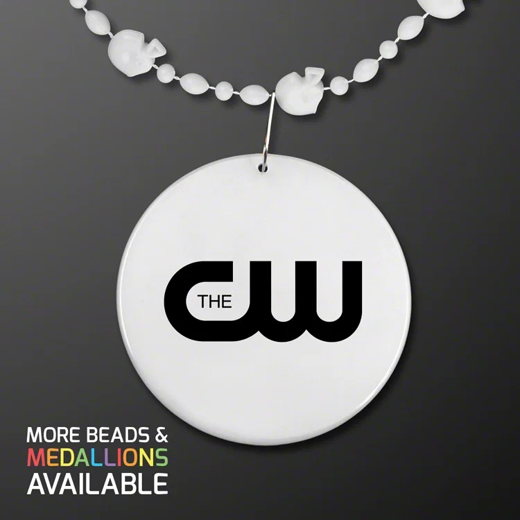 Medallion w/ Bead Necklace (Non-Light Up) — view 6