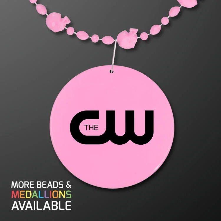 Medallion w/ Bead Necklace (Non-Light Up) — view 8
