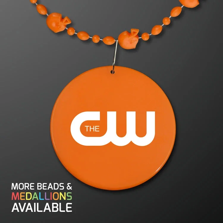 Medallion w/ Bead Necklace (Non-Light Up) — view 9