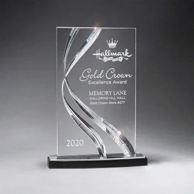 Large size shown straight on with an open engraving area