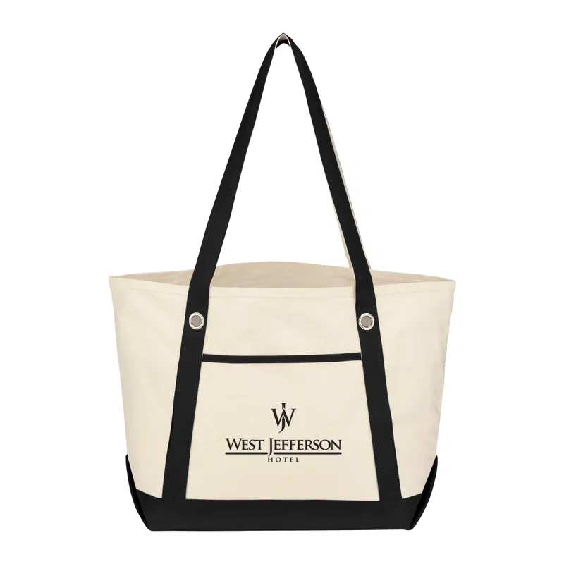 Medium Cotton Canvas Sailing Tote Bag — view 11