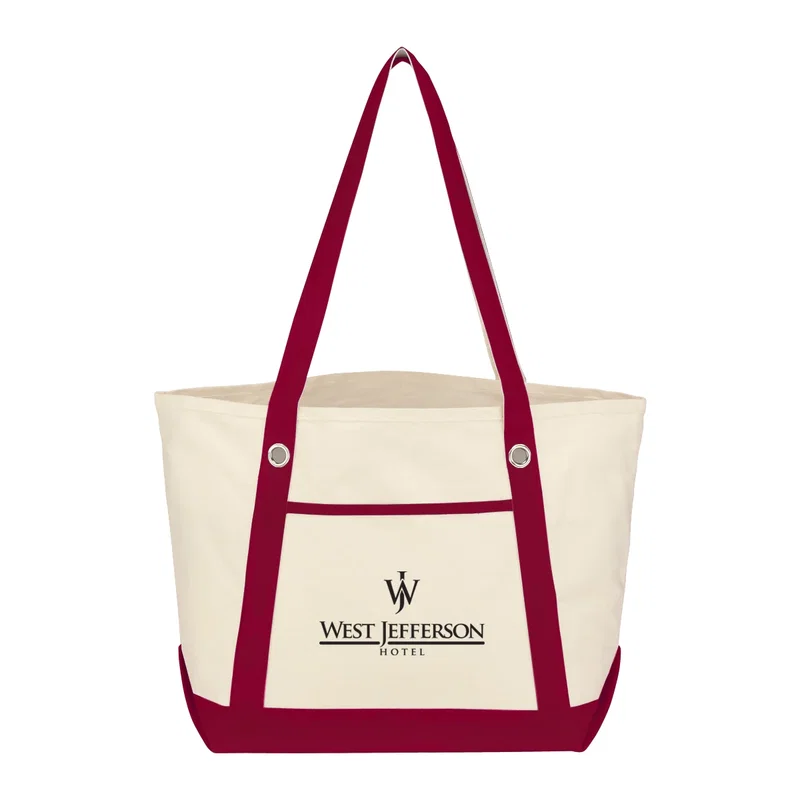 Medium Cotton Canvas Sailing Tote Bag — view 14