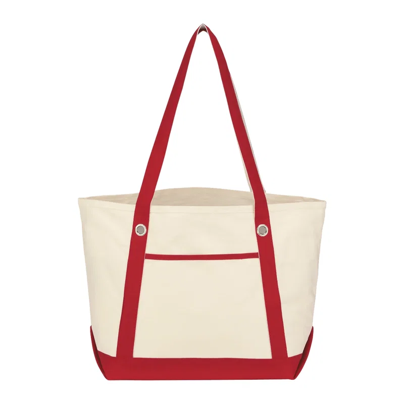 Medium Cotton Canvas Sailing Tote Bag — view 16