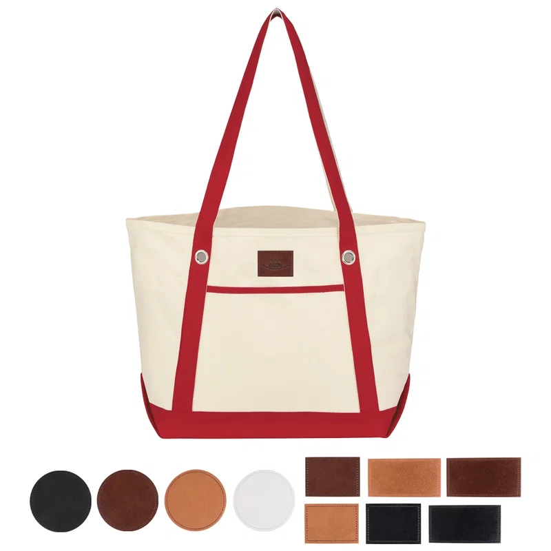 Medium Cotton Canvas Sailing Tote Bag — view 19
