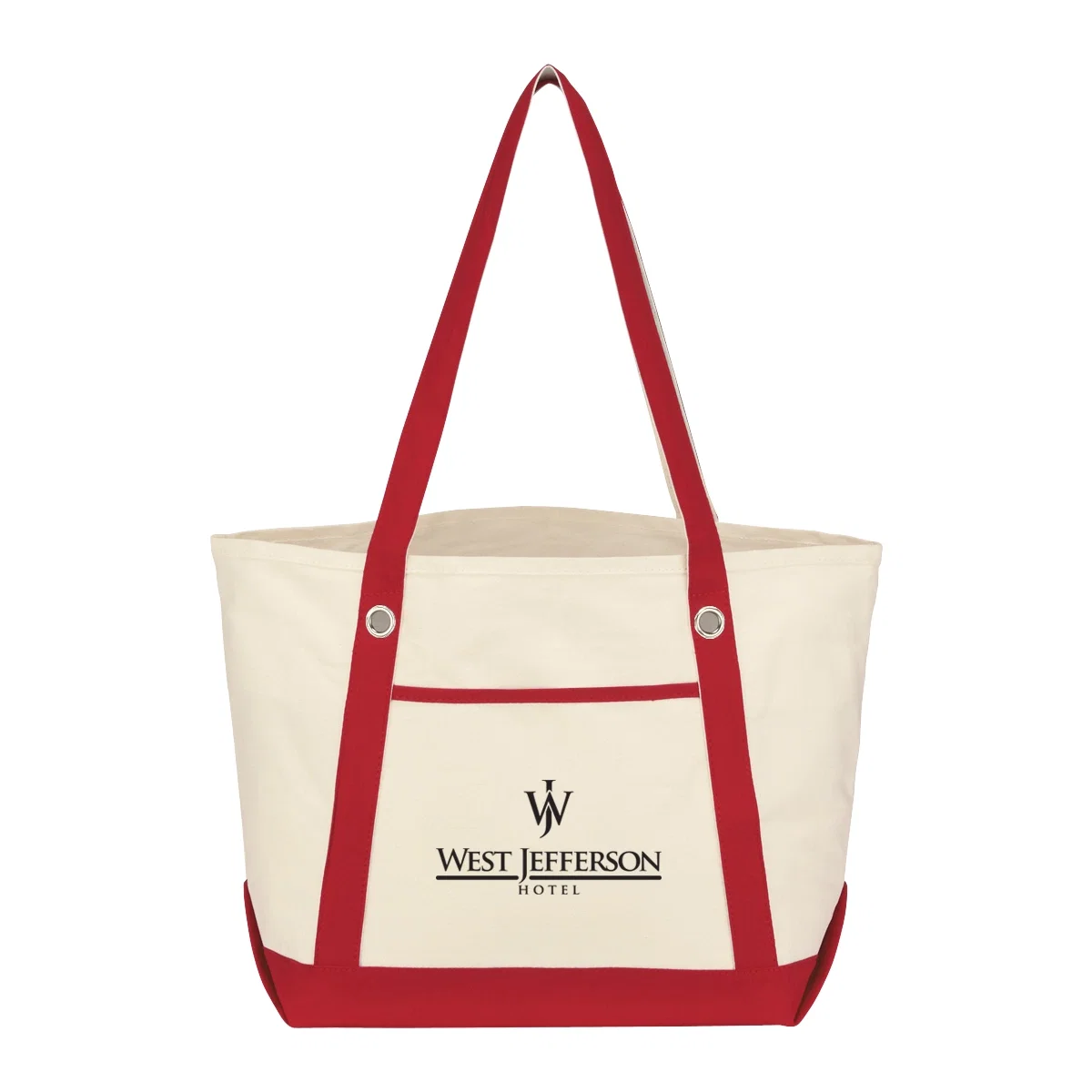 Medium version of the sailing bag seen straight on