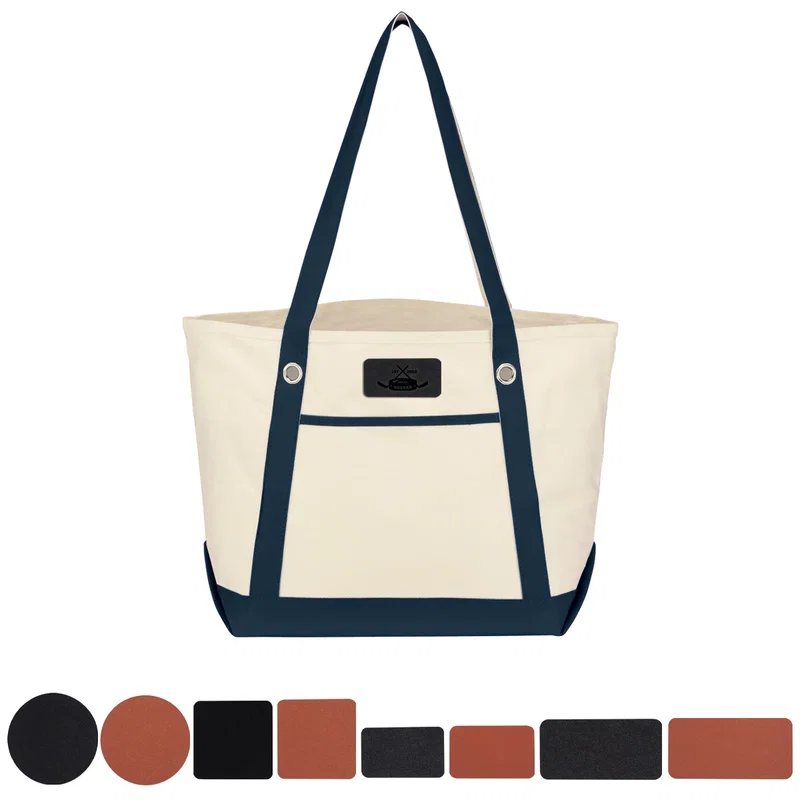 Medium Cotton Canvas Sailing Tote Bag — view 22