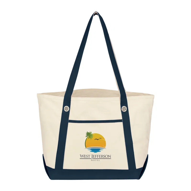 Medium Cotton Canvas Sailing Tote Bag — view 24