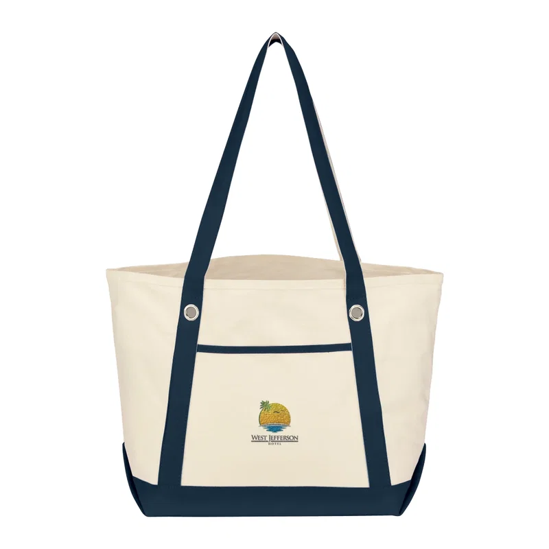 Medium Cotton Canvas Sailing Tote Bag — view 25