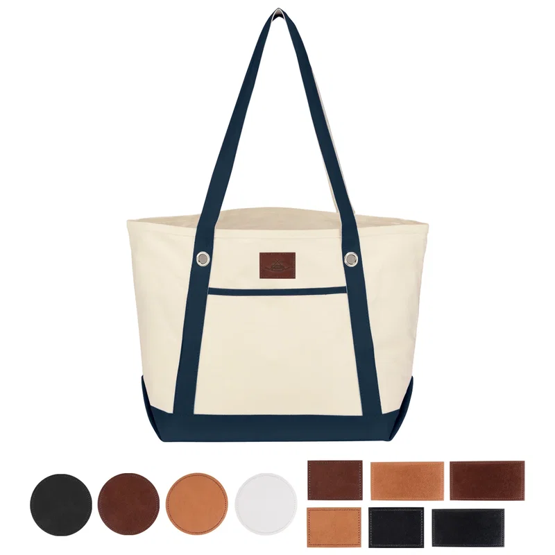 Medium Cotton Canvas Sailing Tote Bag — view 26