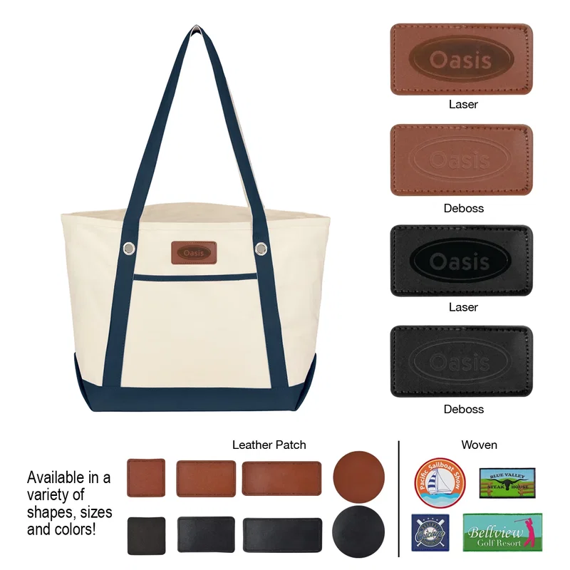 Medium Cotton Canvas Sailing Tote Bag — view 27
