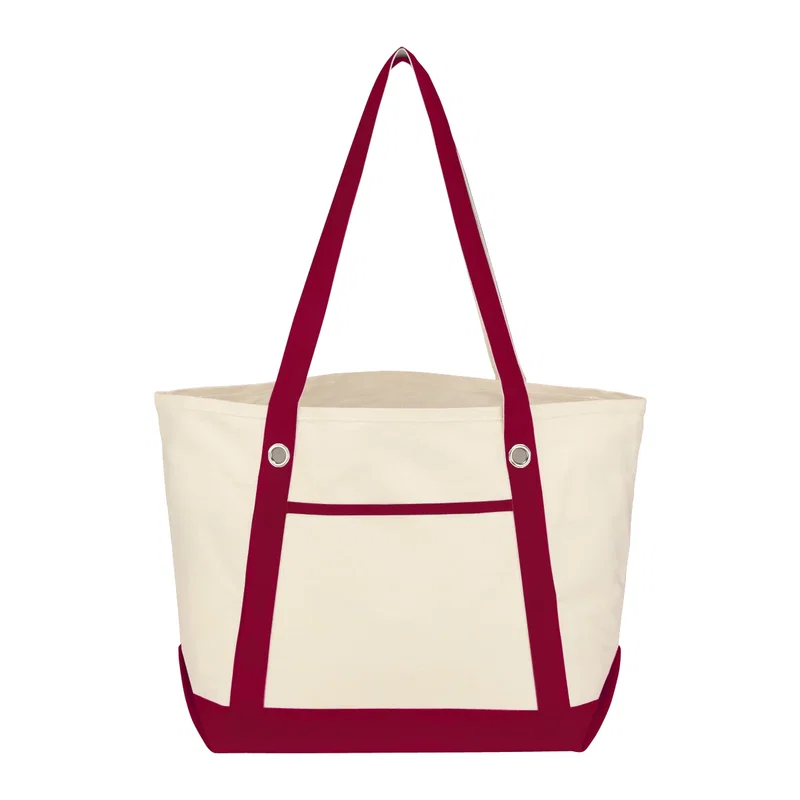 Medium Cotton Canvas Sailing Tote Bag — view 28