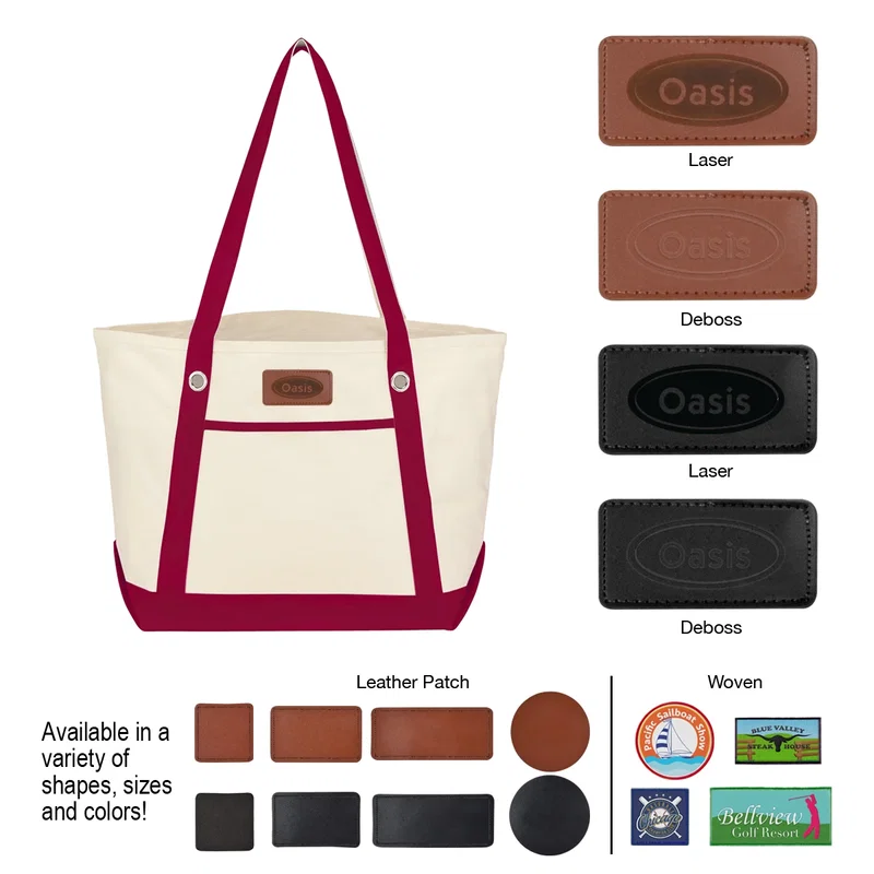 Medium Cotton Canvas Sailing Tote Bag — view 31
