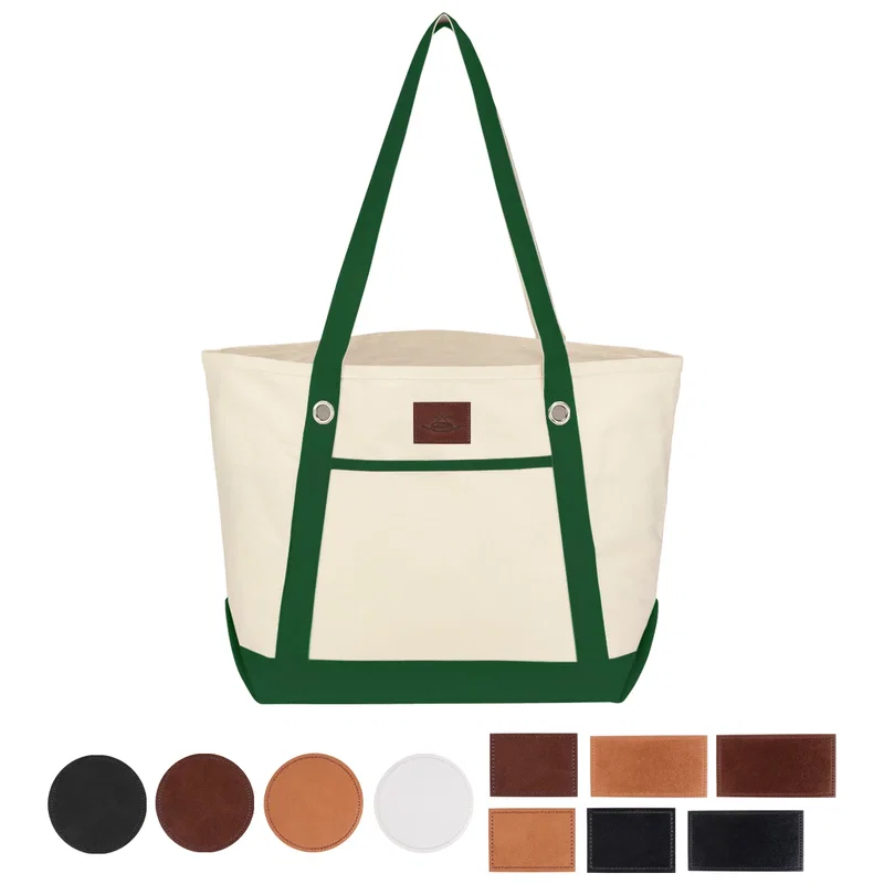 Medium Cotton Canvas Sailing Tote Bag — view 37