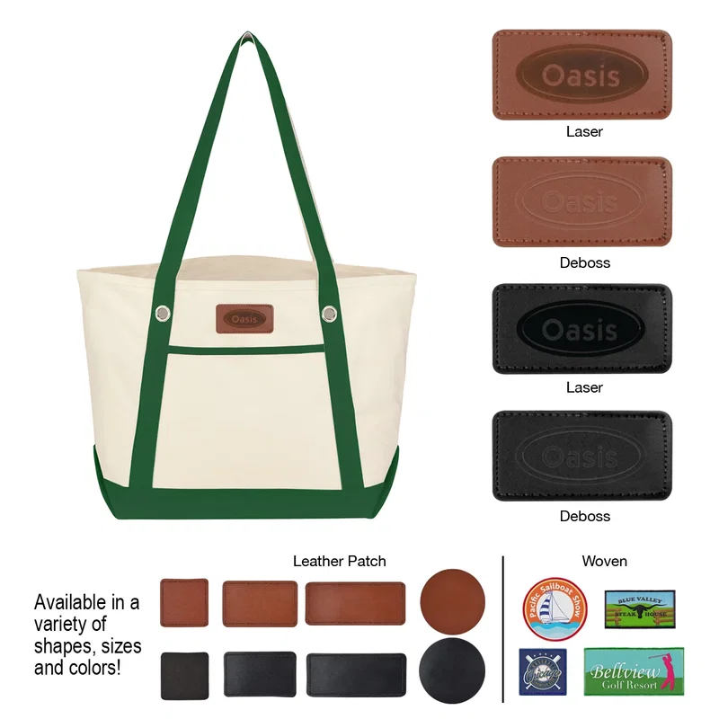 Medium Cotton Canvas Sailing Tote Bag — view 38