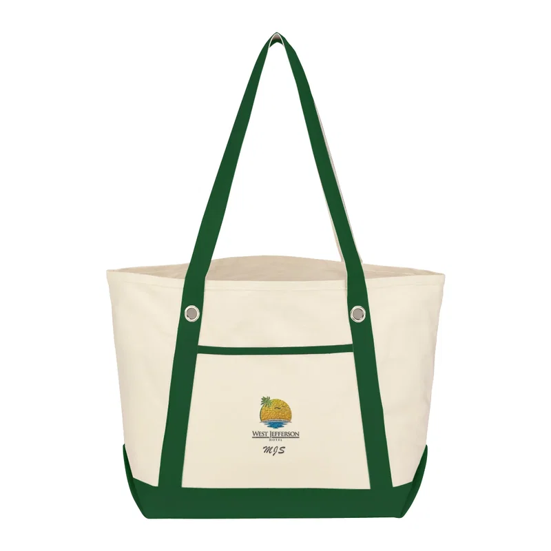 Medium Cotton Canvas Sailing Tote Bag — view 39