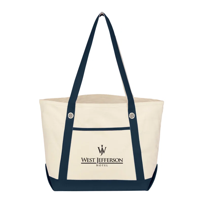 Medium Cotton Canvas Sailing Tote Bag — view 5