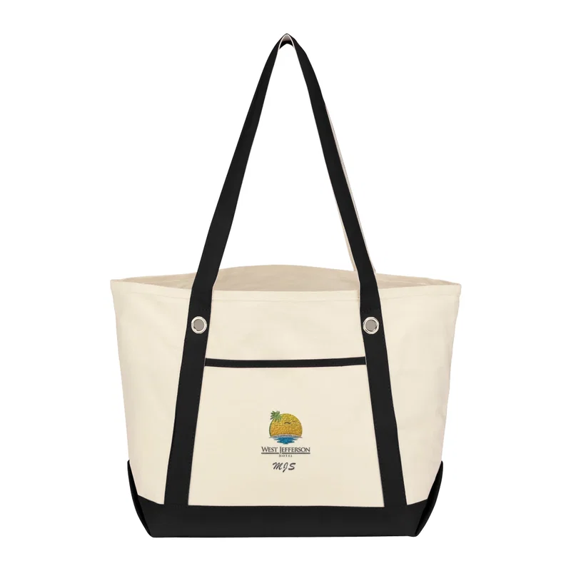 Medium Cotton Canvas Sailing Tote Bag — view 47