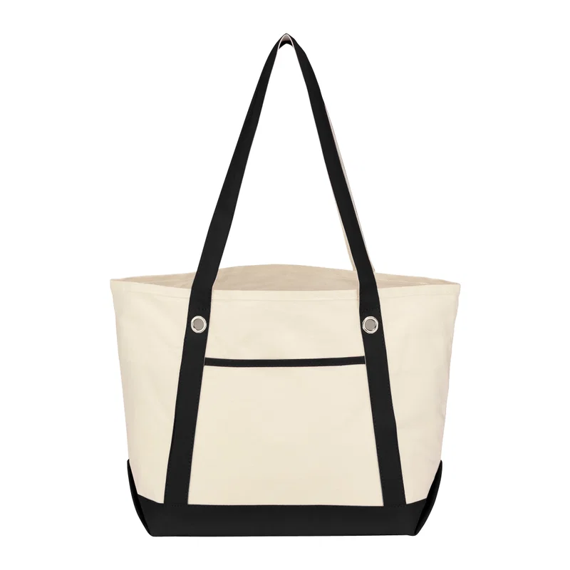 Medium Cotton Canvas Sailing Tote Bag — view 7